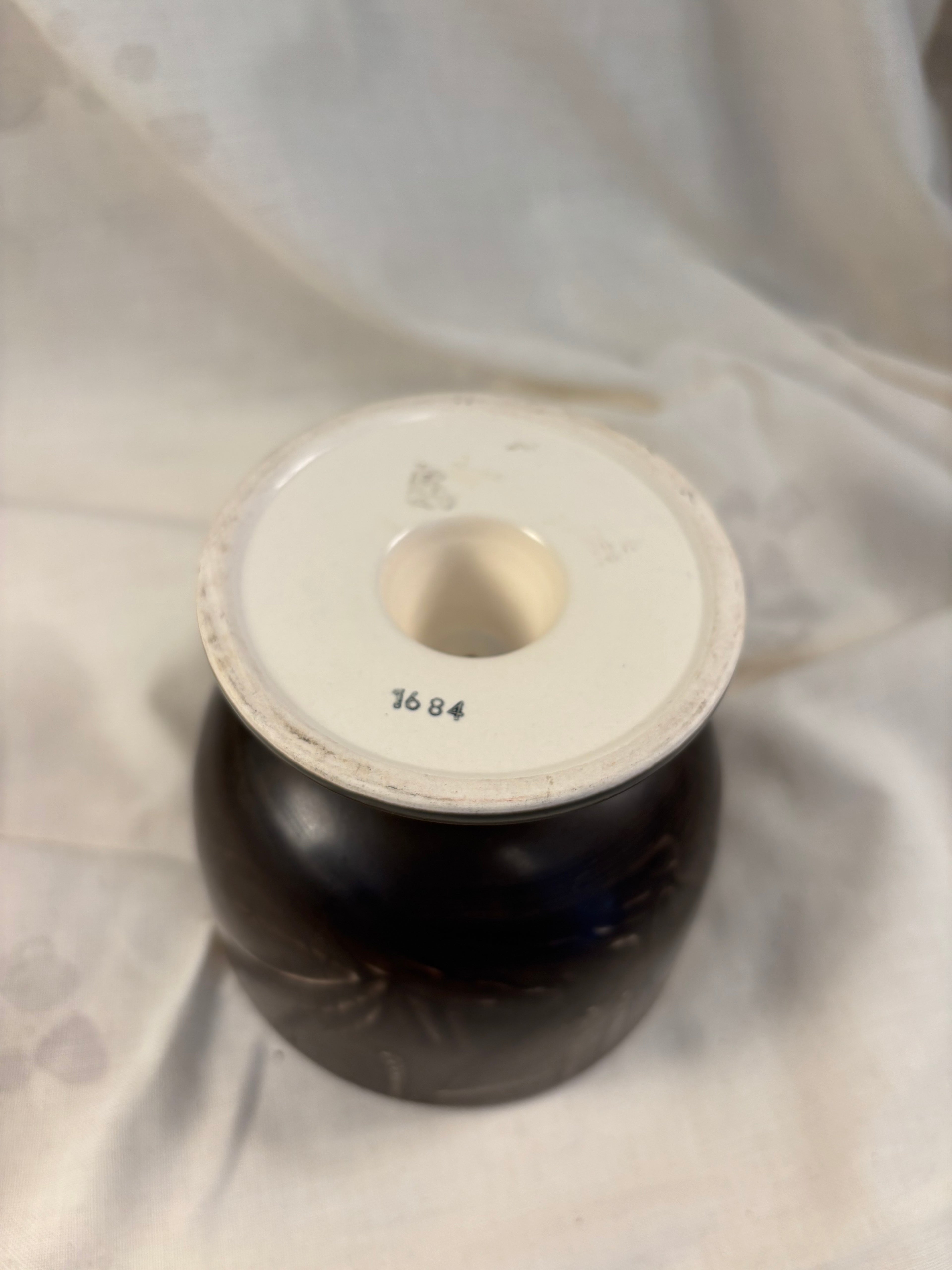 Aluminia vase