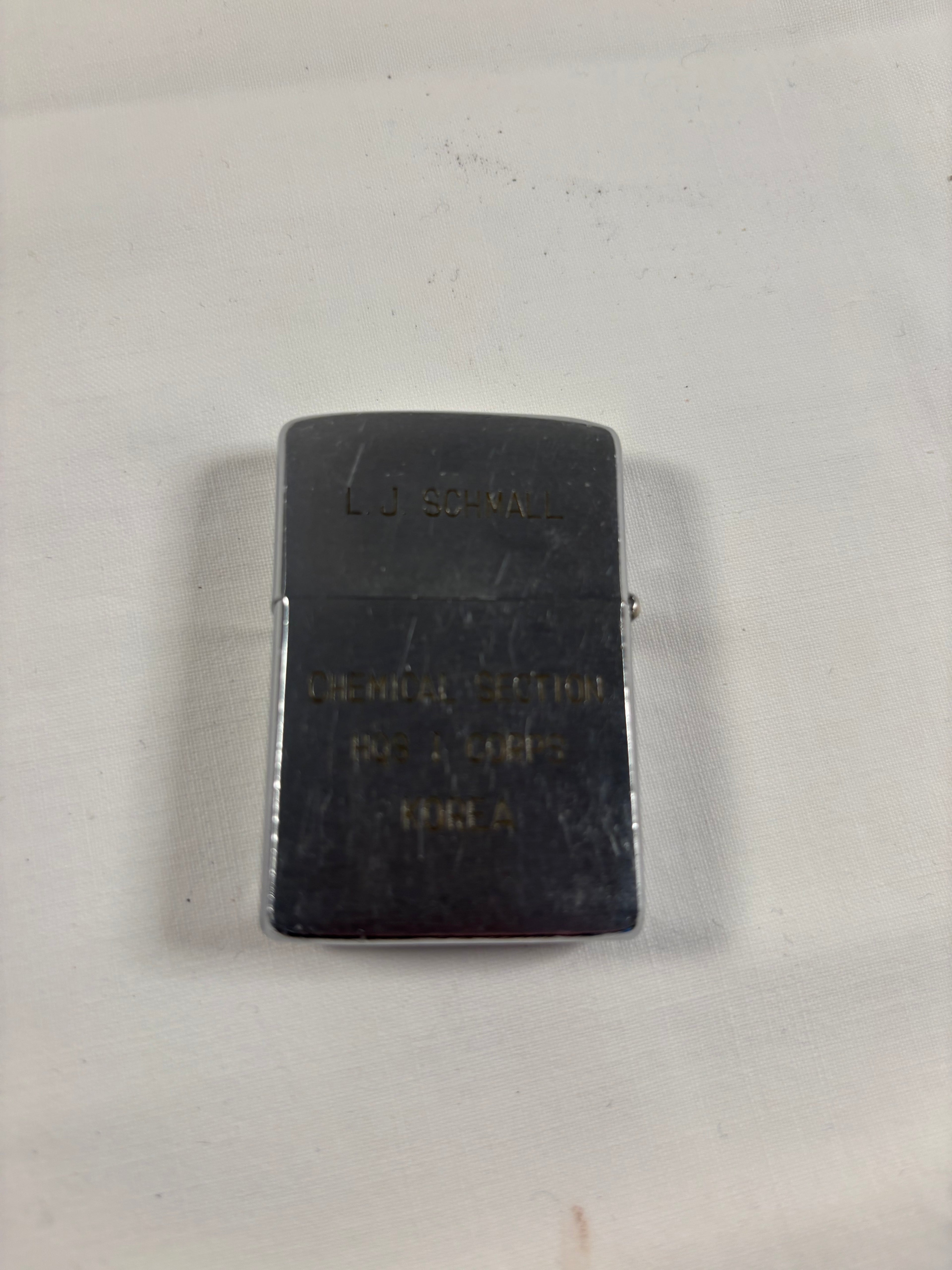 Zippo lighter med Korea inskription