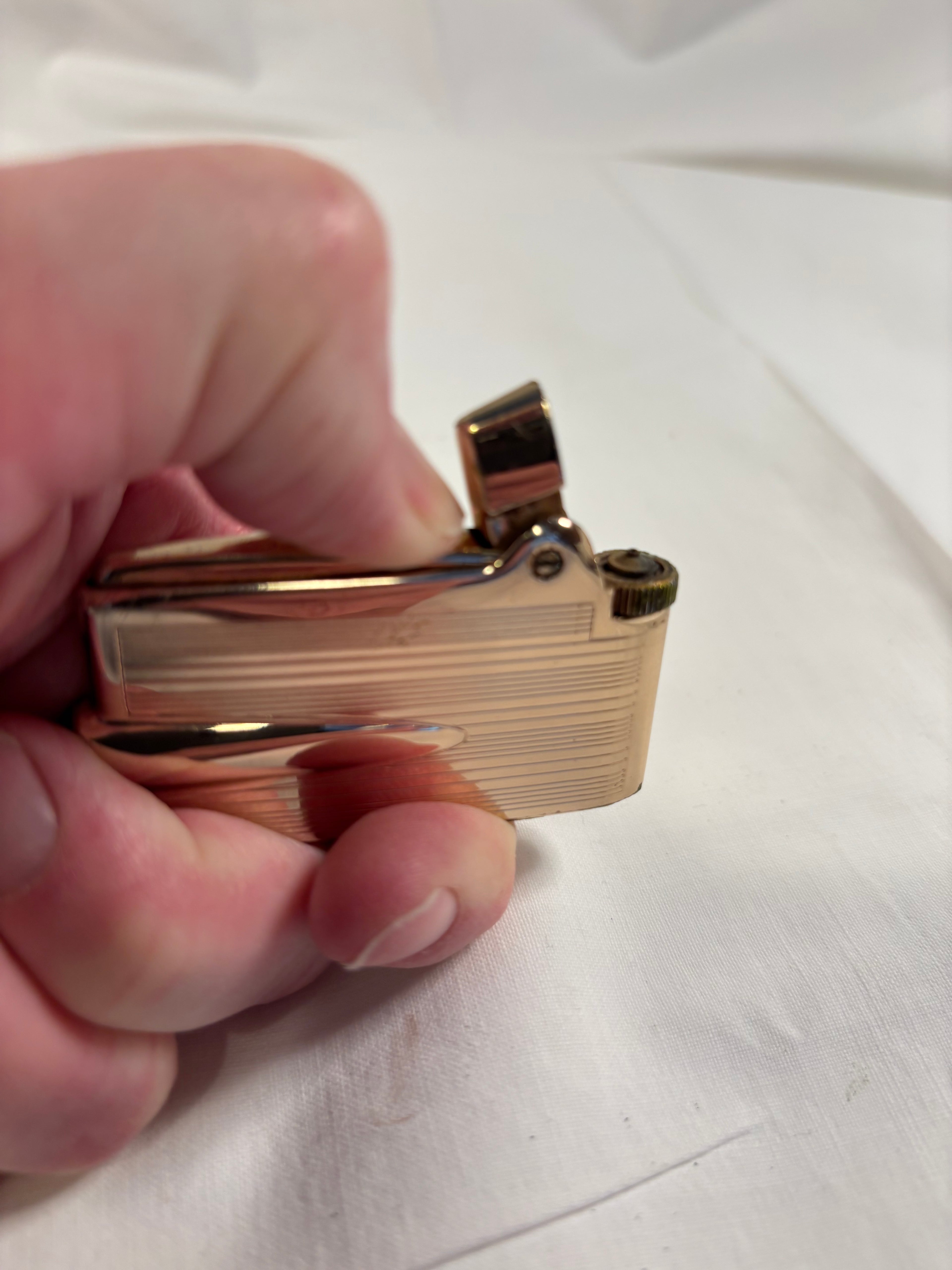 Ronson Varaflame lighter guldfarvet