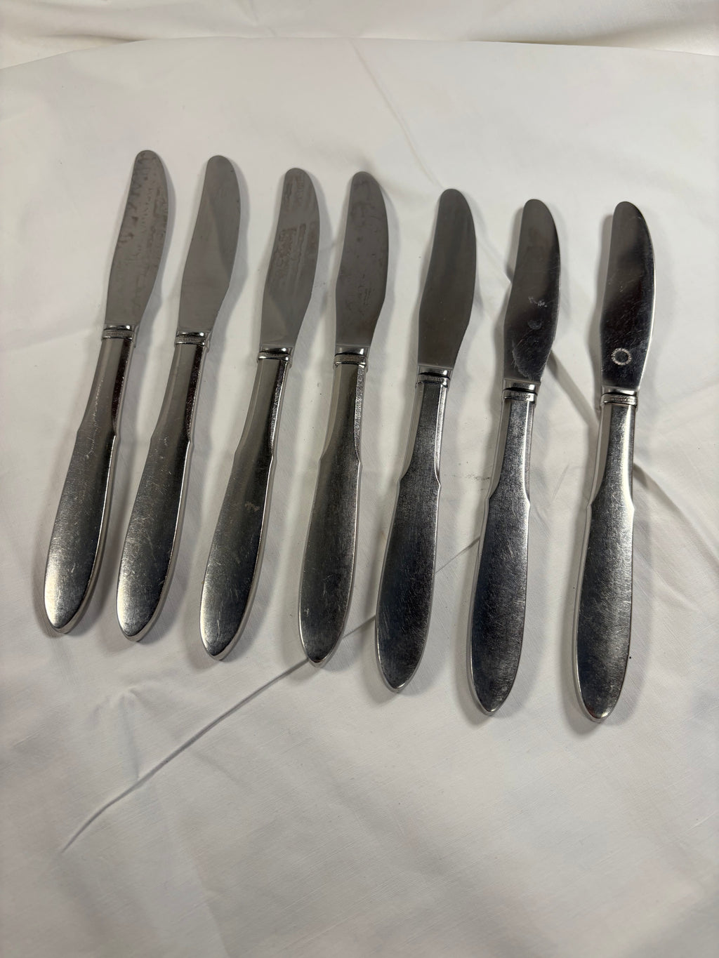 7 middagsknive i Mitra serien Georg Jensen