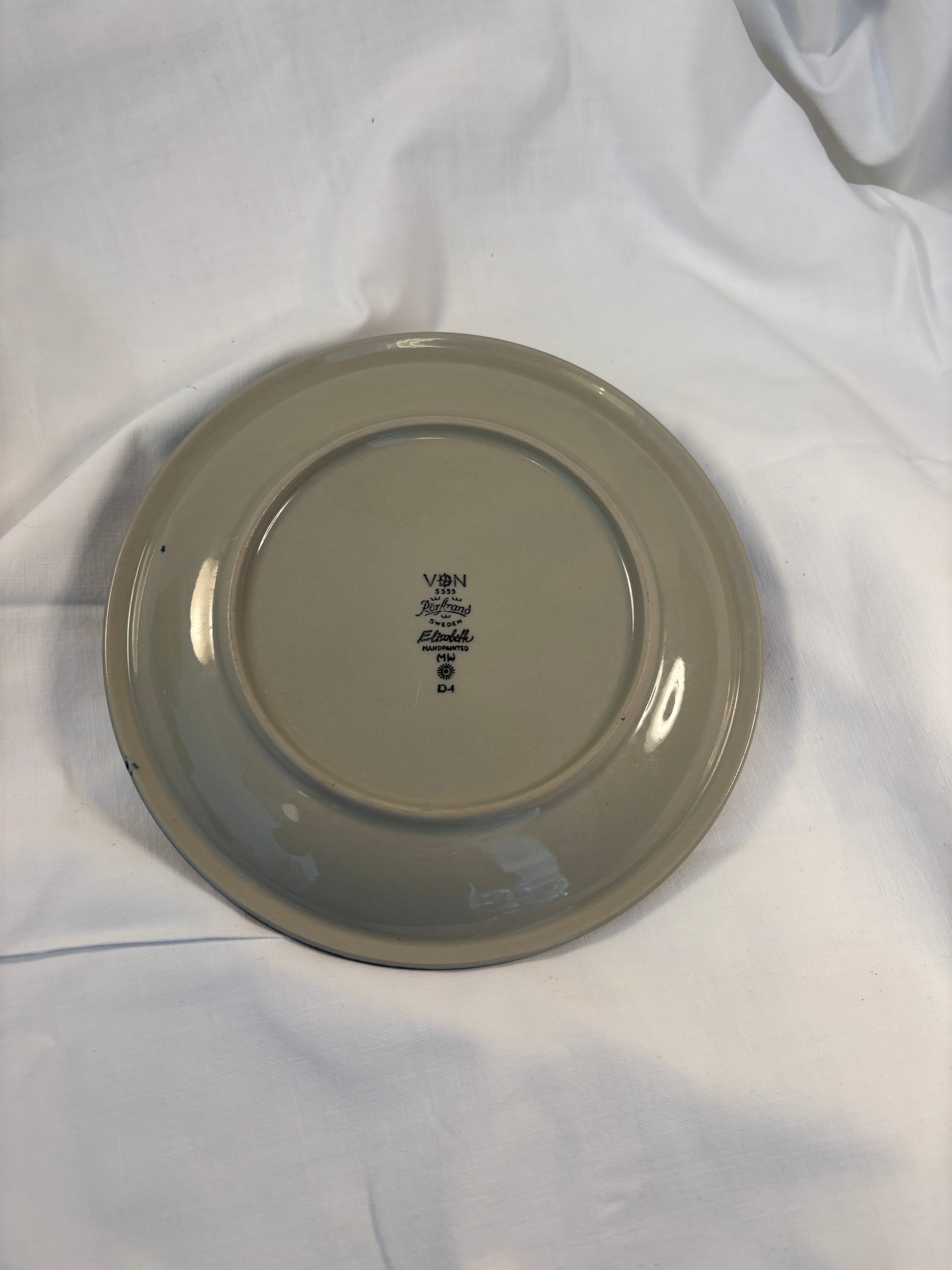 En desserttallerken fra Rørstrand