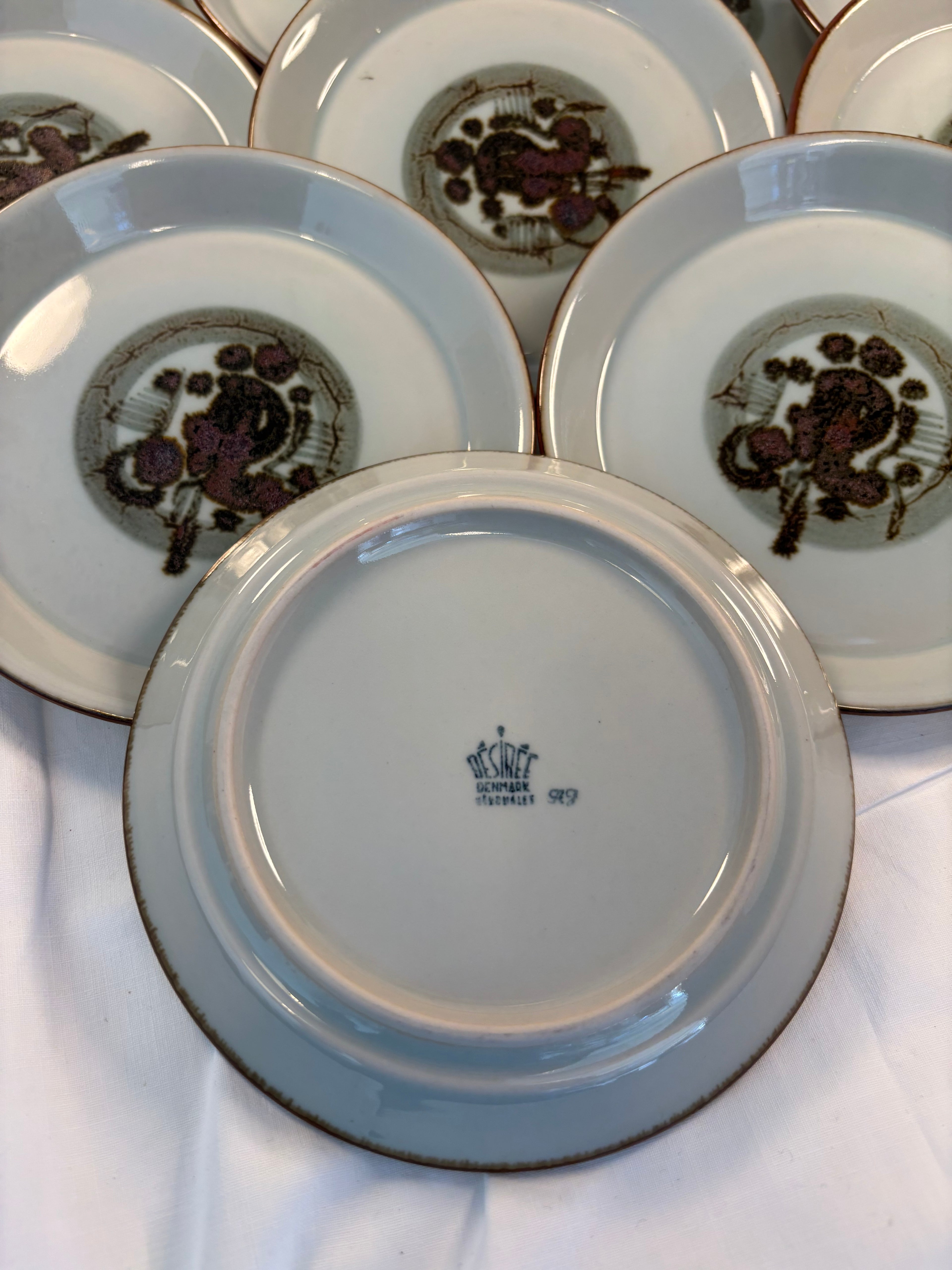 Desserttallerkener fra "Thule" stellet