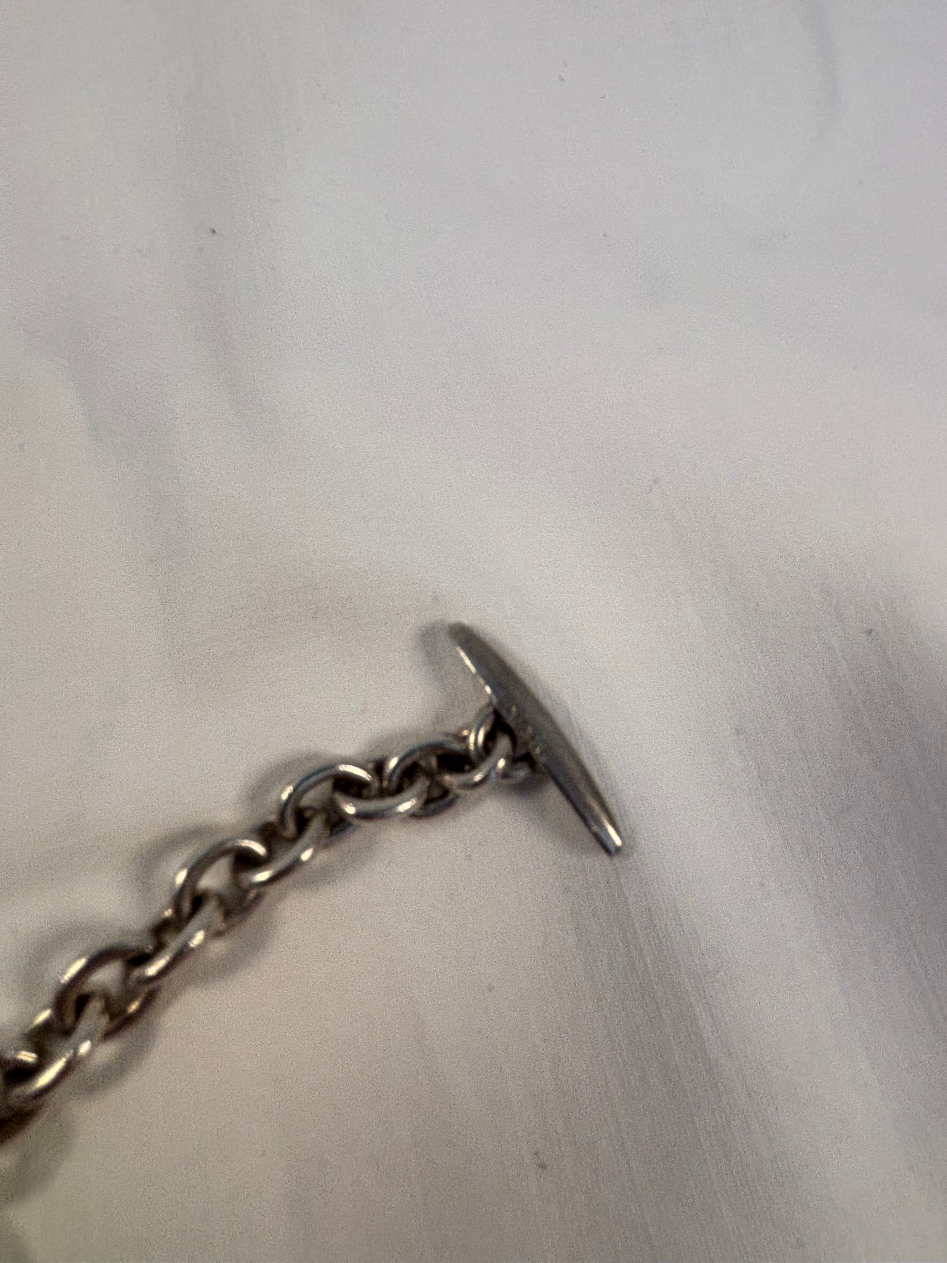 Charm armbånd i sølv